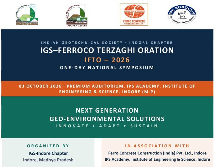 IGS-FERROCO TERZAGHI ORATION (IFTO-2026)