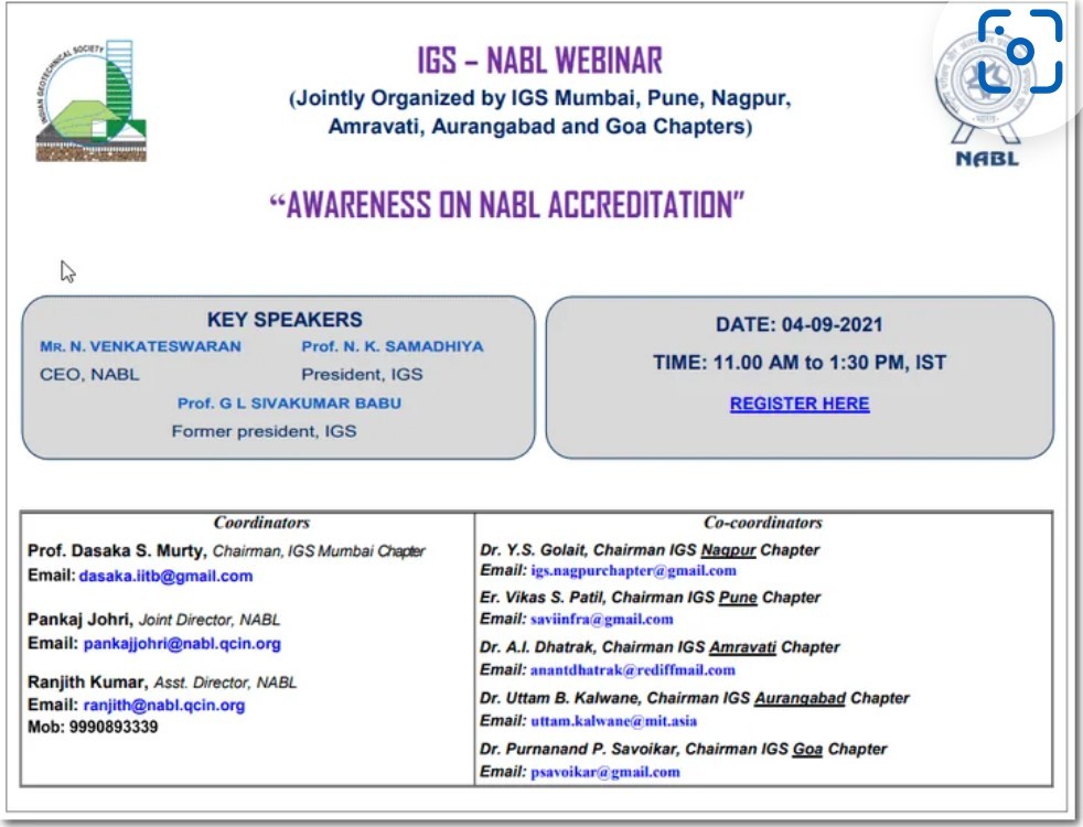 Awareness on NABL accredation