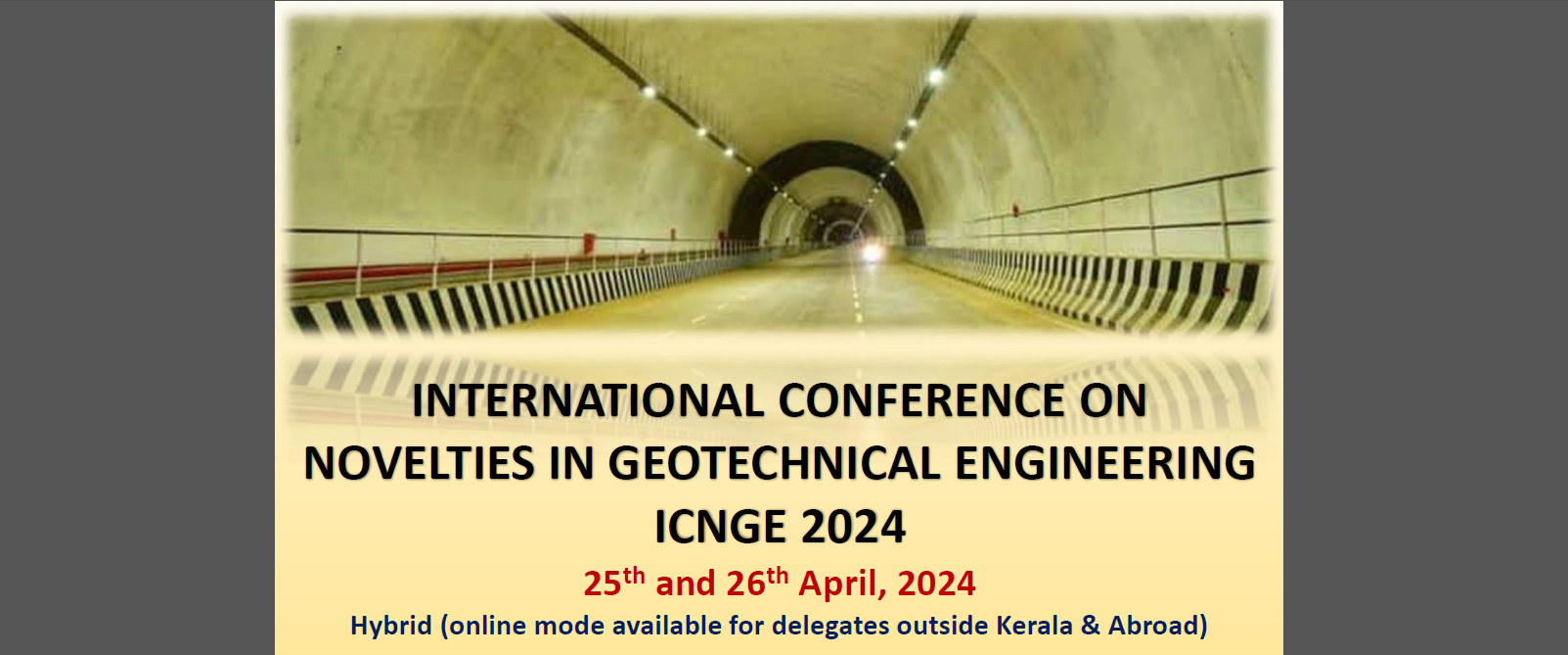 International Conference on Novelties in Geotechnical Engineering