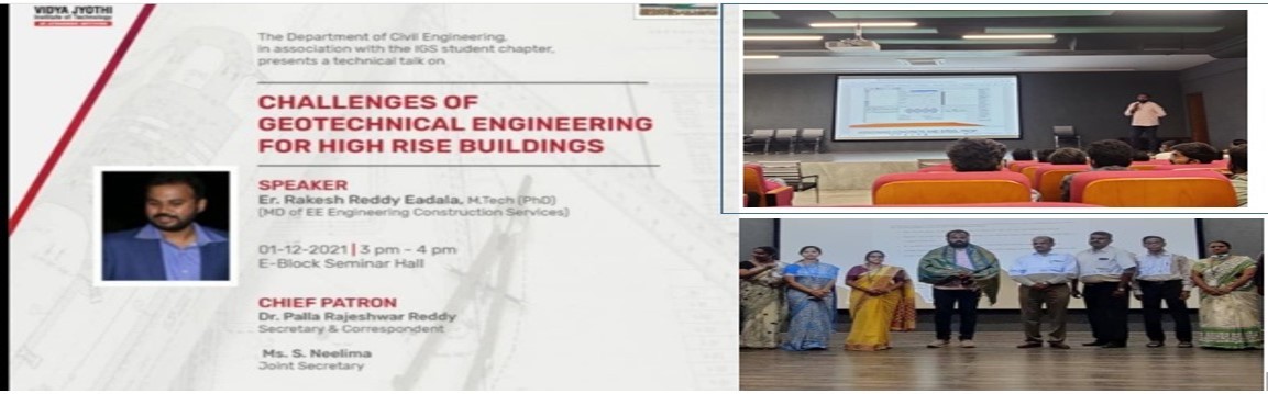Technical Talk on Challenges Of Geotechnical Engineering For High Rise Buildings