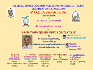 Lecture series on " Aircraft impact (CRASH) analysis on structures"